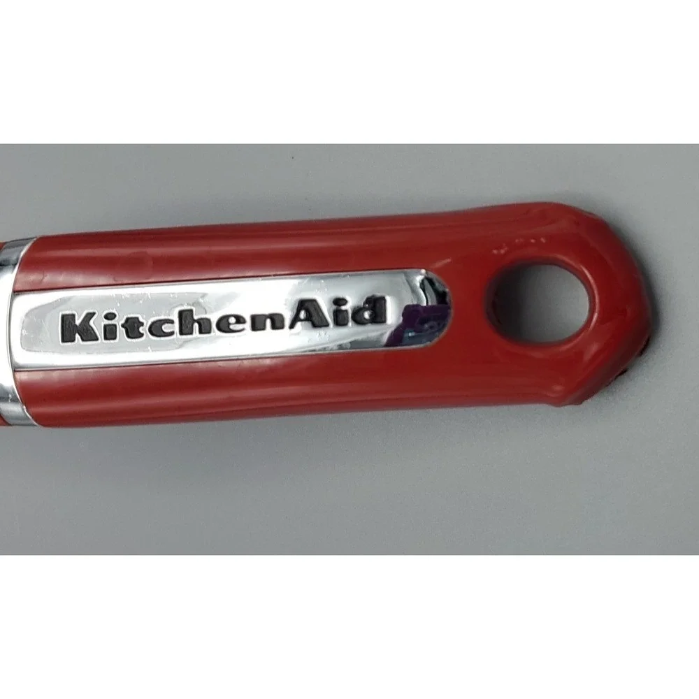 KitchenAid Red Ladle‎ Server Large Oval Heat Resistant Non-Scratch 14